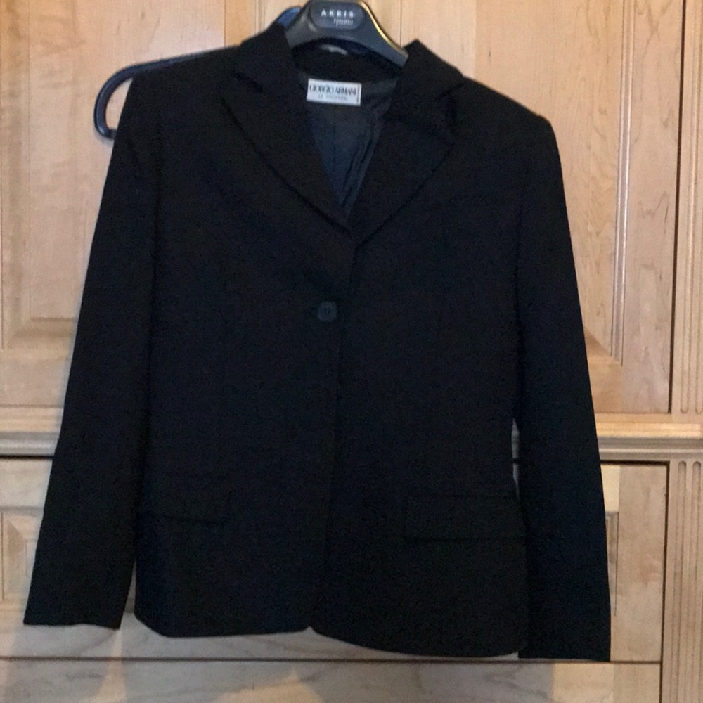 Giorgio Armani Le Collezioni Black blazer.